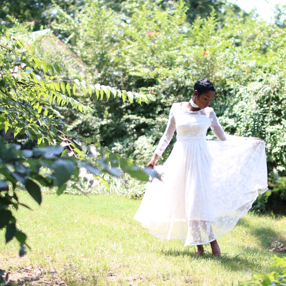 Lace and Satin dress